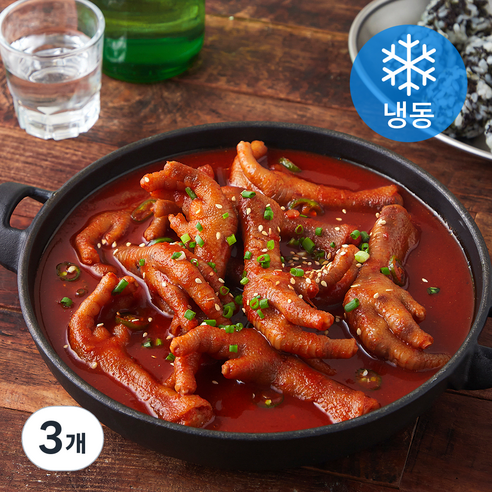 에브리쿡 국물닭발 (냉동), 300g, 3개