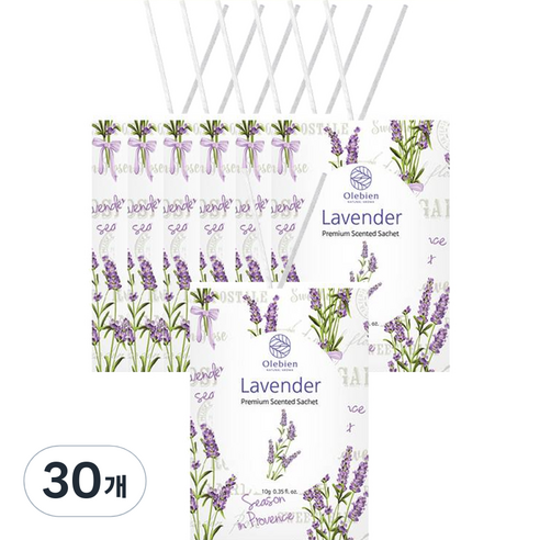올레비엔 센티드 사쉐 라벤더, 10g, 30개