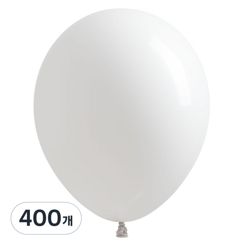 조이벌룬 풍선 30cm, 화이트, 400개