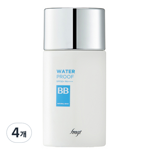 더페이스샵 워터 프루프 BB크림 SPF50+ PA++++, V201애프리콧베이지, 50ml, 4개