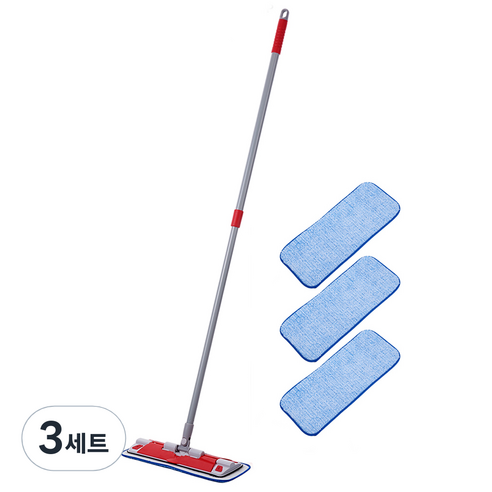 리아오 나비 밀대걸레 패드형 + 극세사 패드 3p, 3세트