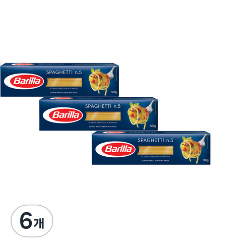 바릴라 스파게티, 500g, 6개