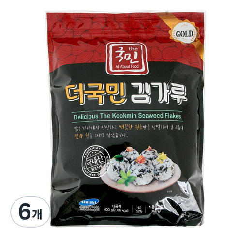 더국민 김가루 골드, 400g, 6개