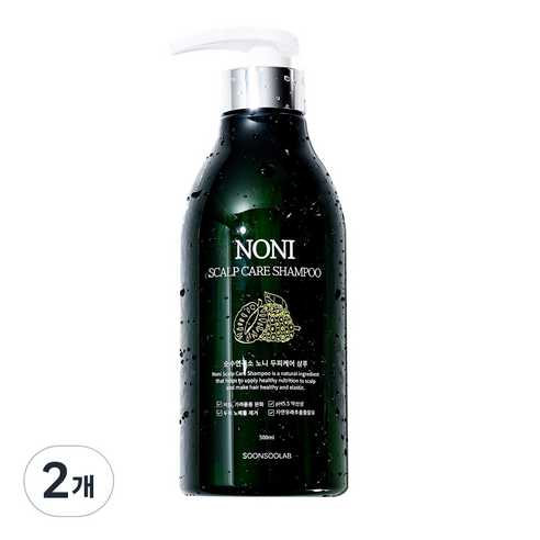 순수연구소 노니 스칼프케어 샴푸, 500ml, 2개