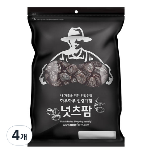 넛츠팜 씨를 뺀 건자두, 800g, 4개
