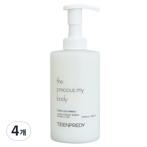 틴프레디 1319 타임 컨디셔너 시트러스향, 500ml, 4개