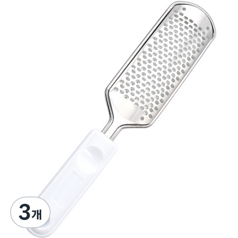 정월나나 발뒤꿈치 각질 제거기 화이트, 1개입, 3개