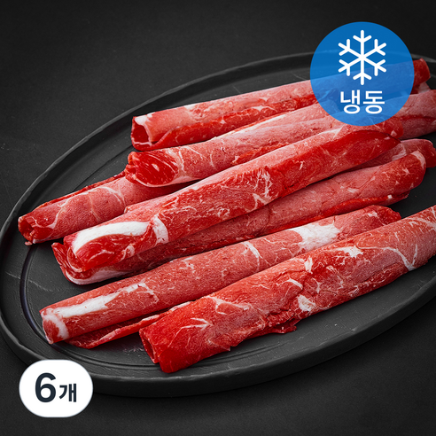 육감하누 1등급 샤브샤브 (냉동), 300g, 6개