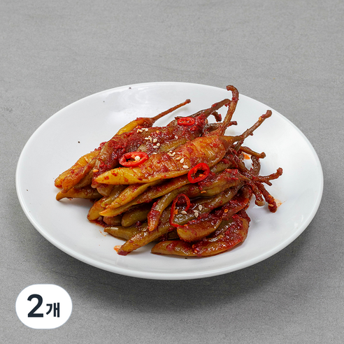 녹선 고추무침, 1kg, 2개