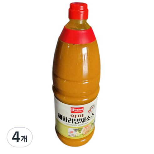 화미 해파리 냉채소스, 2.1kg, 4개