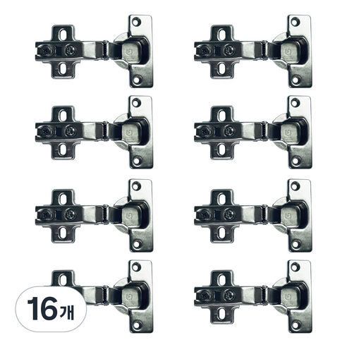 리빙이프 110도 싱크대 경첩 OUT 18mm, 16개