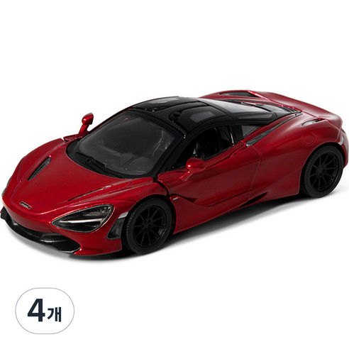 킨스마트 맥라렌 720S 피규어 랜덤발송, 4개