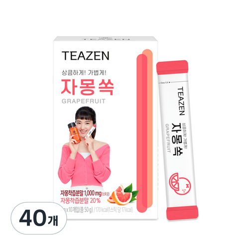 티젠 자몽쏙 분말차, 5g, 40개