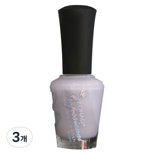 코나드 프로페셔널 레귤러 네일 폴리쉬 15ml, 누드바이올렛, 3개