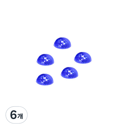 천사네일 스톤진주 8mm, 파랑, 6개