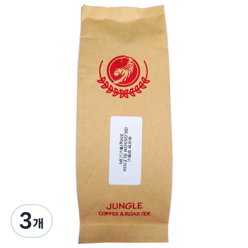 정글인터내셔널 블로섬 블렌드 원두, 200g, 3개, 핸드드립