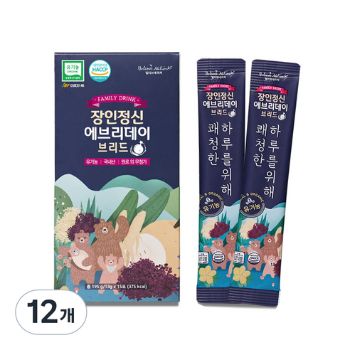 장인정신에브리데이 브리드, 195g, 12개