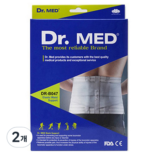 닥터메드 허리보호대 M DR-B047, 2개