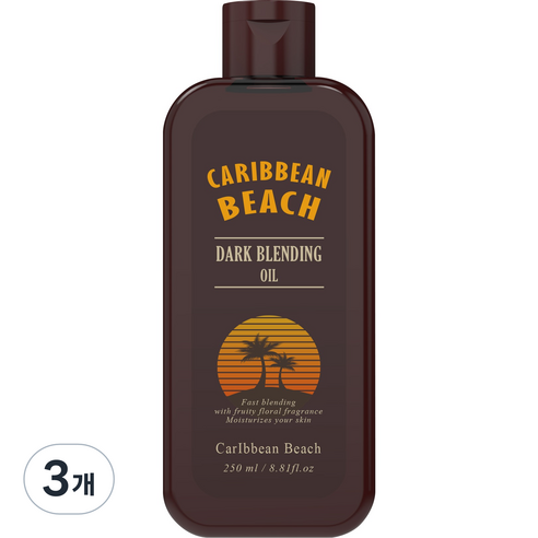 터치미 캐리비안 비치 다크 블렌딩 오일, 3개, 250ml
