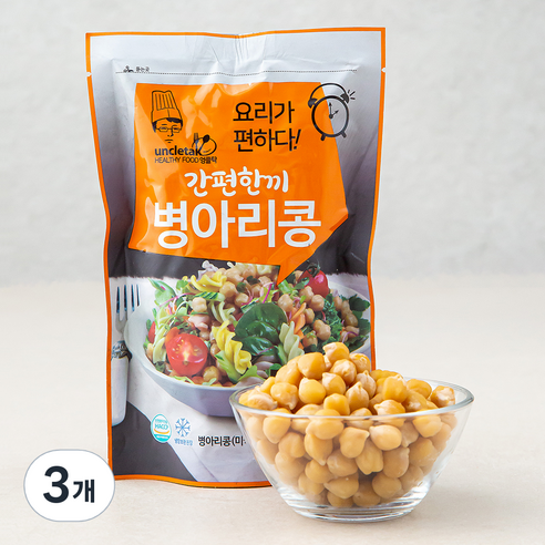 엉클탁 간편한끼 병아리콩, 240g, 3개