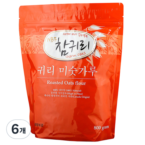 참귀리 미숫가루, 800g, 6개