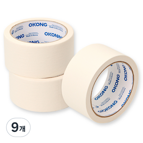 오공 마스킹 테이프 48mm x 20m, 9개