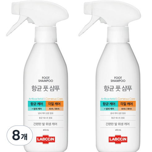 항균 풋샴푸 by 랩신 410ml, 8개, 1개입