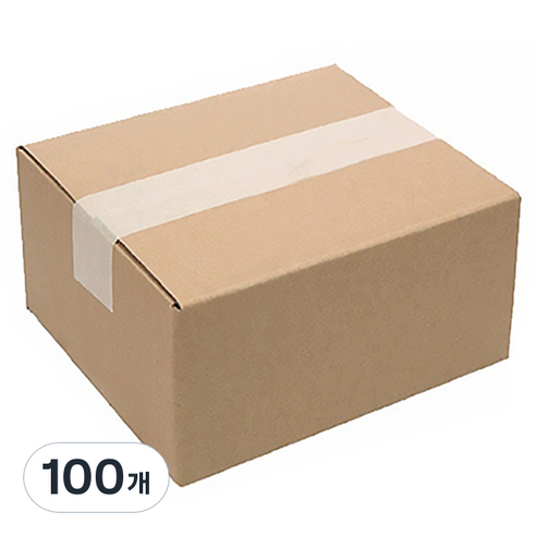 바론포장 우체국 택배박스 1호, 100개