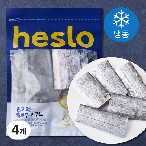 해슬로 모로코 손질 갈치 1마리 (냉동), 500g, 4개