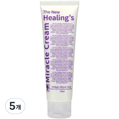 모에타 더 뉴 힐링스 미라클 헤어크림, 130ml, 5개