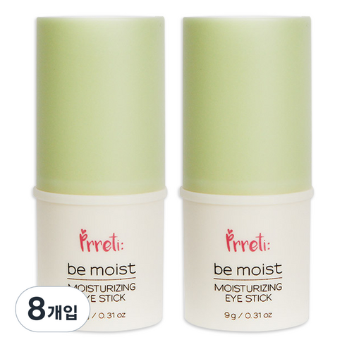 프레티 모이스처라이징 물벽 아이스틱, 9g, 8개입