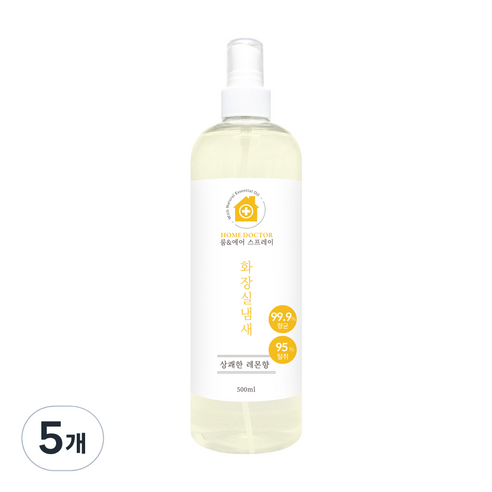 홈닥터 룸 & 에어 스프레이 화장실냄새, 5개, 500ml