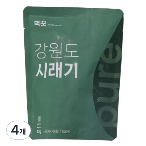 먹꾼 바로먹는 동결건조 강원도 시래기, 4개, 10g