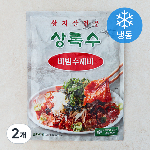 푸드메이커스 상록수 비빔 수제비 2인분 (냉동), 642g, 2개
