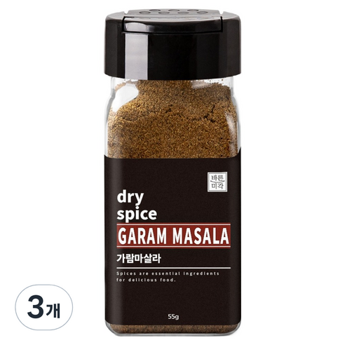 바른미각 가람마살라, 55g, 3개