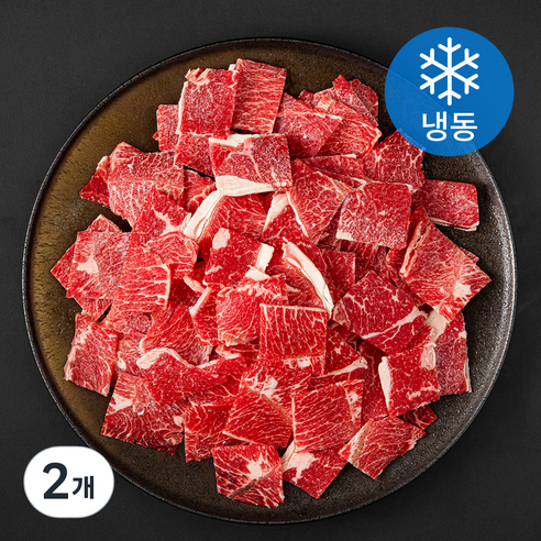 동원 호주산 우전각 국거리용 (냉동), 2kg, 2개