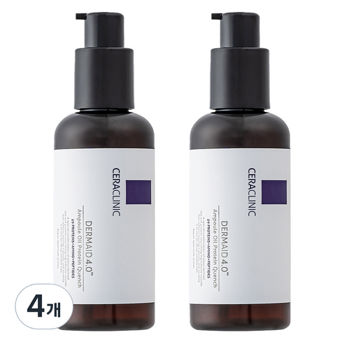 세라클리닉 극손상모 헤어 앰플 오일, 4개, 95ml
