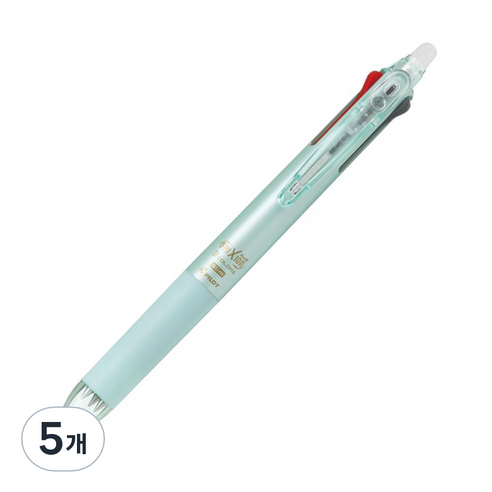 프릭션 지워지는 슬림 3색 볼펜 0.38mm, 펄그린, 5개