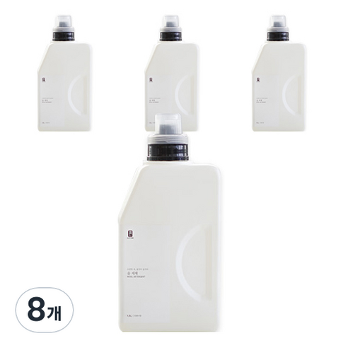 생활공작소 울세제 본품, 1.5L, 8개