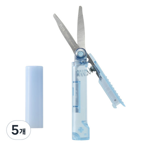 파스티 PLUS 가위 트위기 파우치 SC-100PF, 블루, 5개