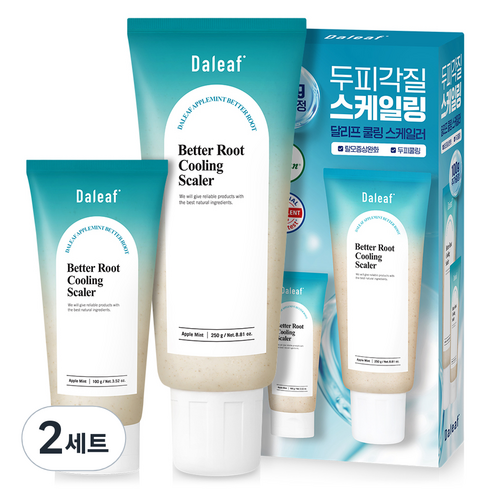 달리프 탈모 쿨링 스케일러 250g + 100g 세트, 2세트