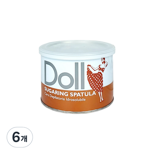 Doll 슈가링 스파츌라 슈가왁스, 500g, 6개