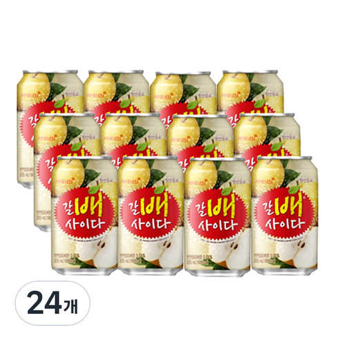 해태에이치티비 갈배사이다, 355ml, 24개