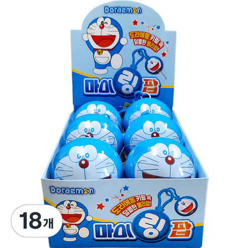 도라에몽 마이링팝 캔디, 18개, 8g