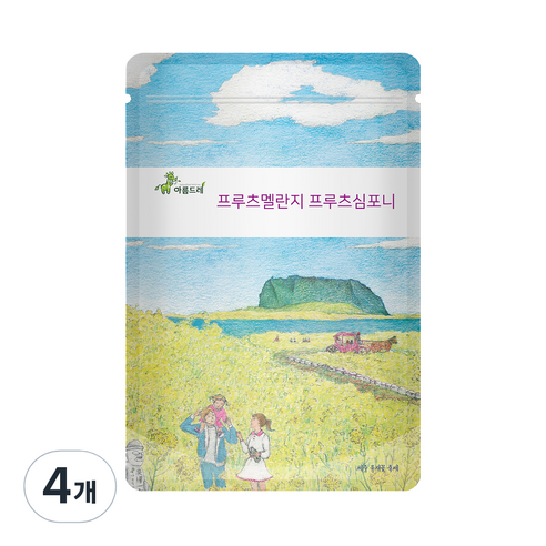 아름드레 삼각 티백 허브 차, 1.5g, 25개입, 4개