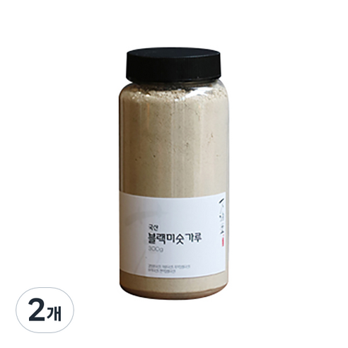 방유당 블랙 미숫가루, 2개, 300g