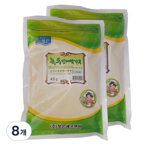 청은 녹두 빈대떡 가루, 8개, 400g