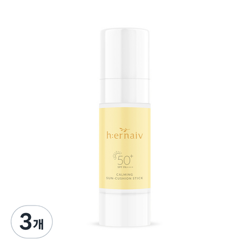 어네이브 카밍 선쿠션 스틱 SPF50+ PA++++, 3개, 30ml