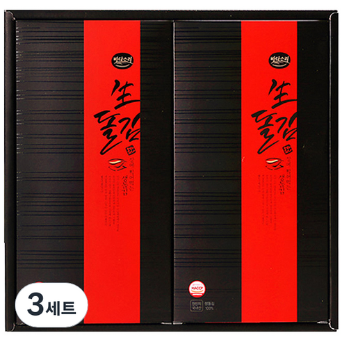바다소리 생돌김 선물세트 5호, 3세트