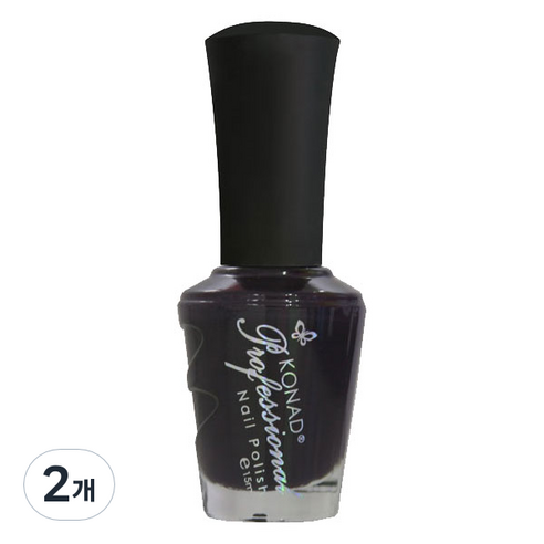 코나드 프로페셔널 레귤러 네일 폴리쉬 15ml, 다크퍼플, 2개